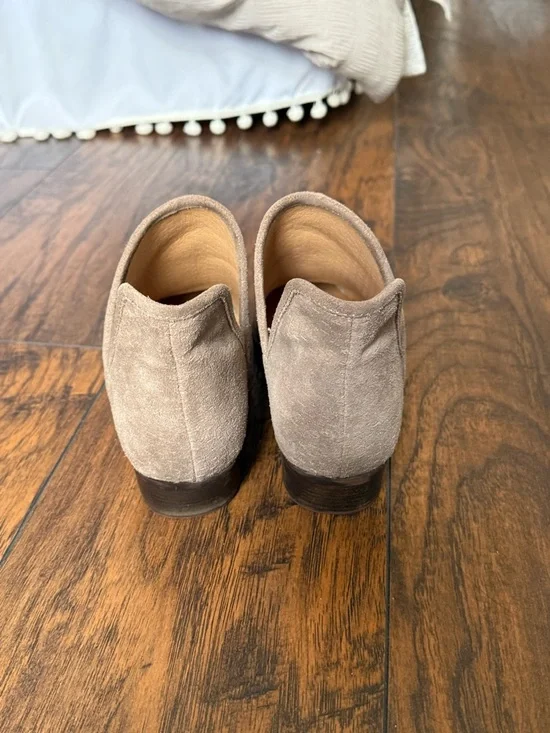 Lucky Brand Taupe Suede Cutout Ankle Booties - Picture 5 of 7